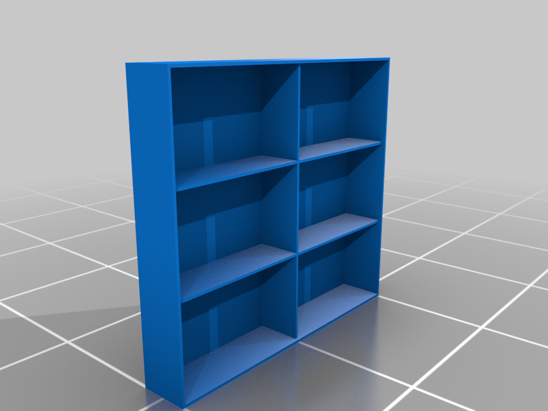 Diorama Elements (Hanging bookcase)