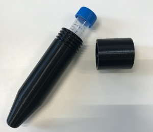 15 mL Falcon tube dark cover