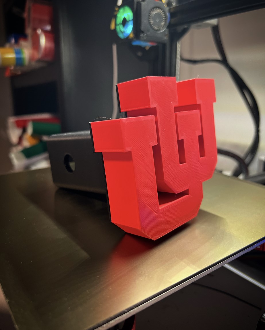 Utah Utes Trailer Hitch Insert_Cover