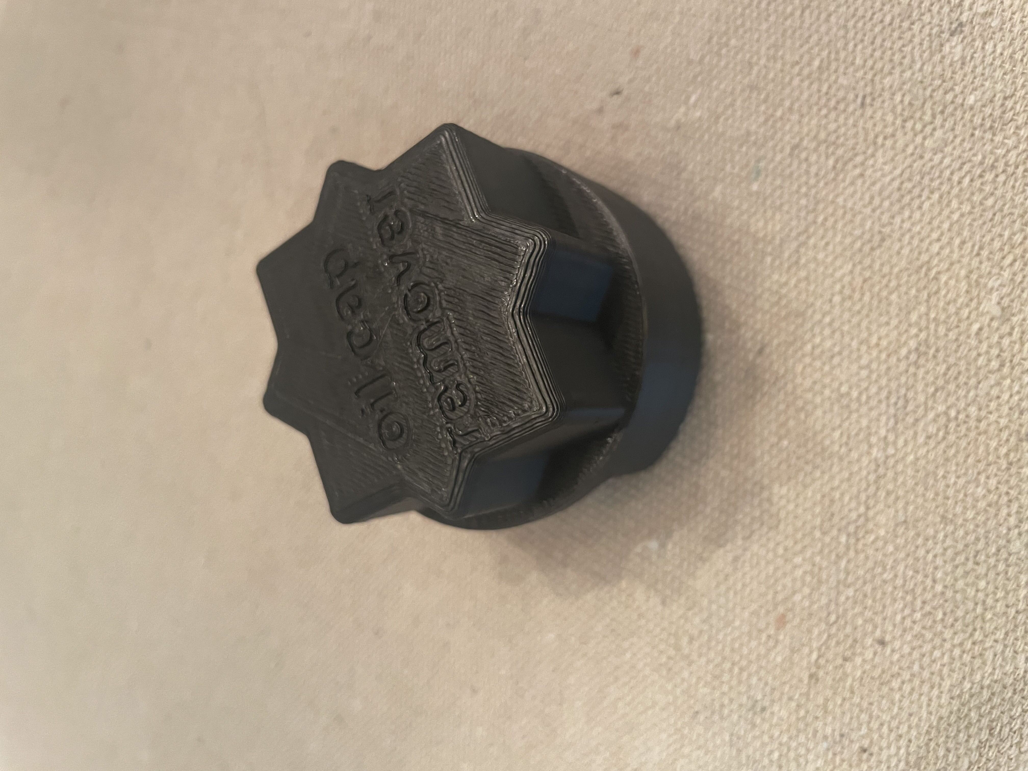 Oil cap remover with flanged ends