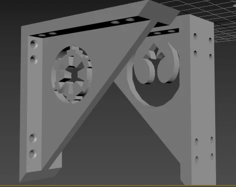 Star Wars Shelf Brackets