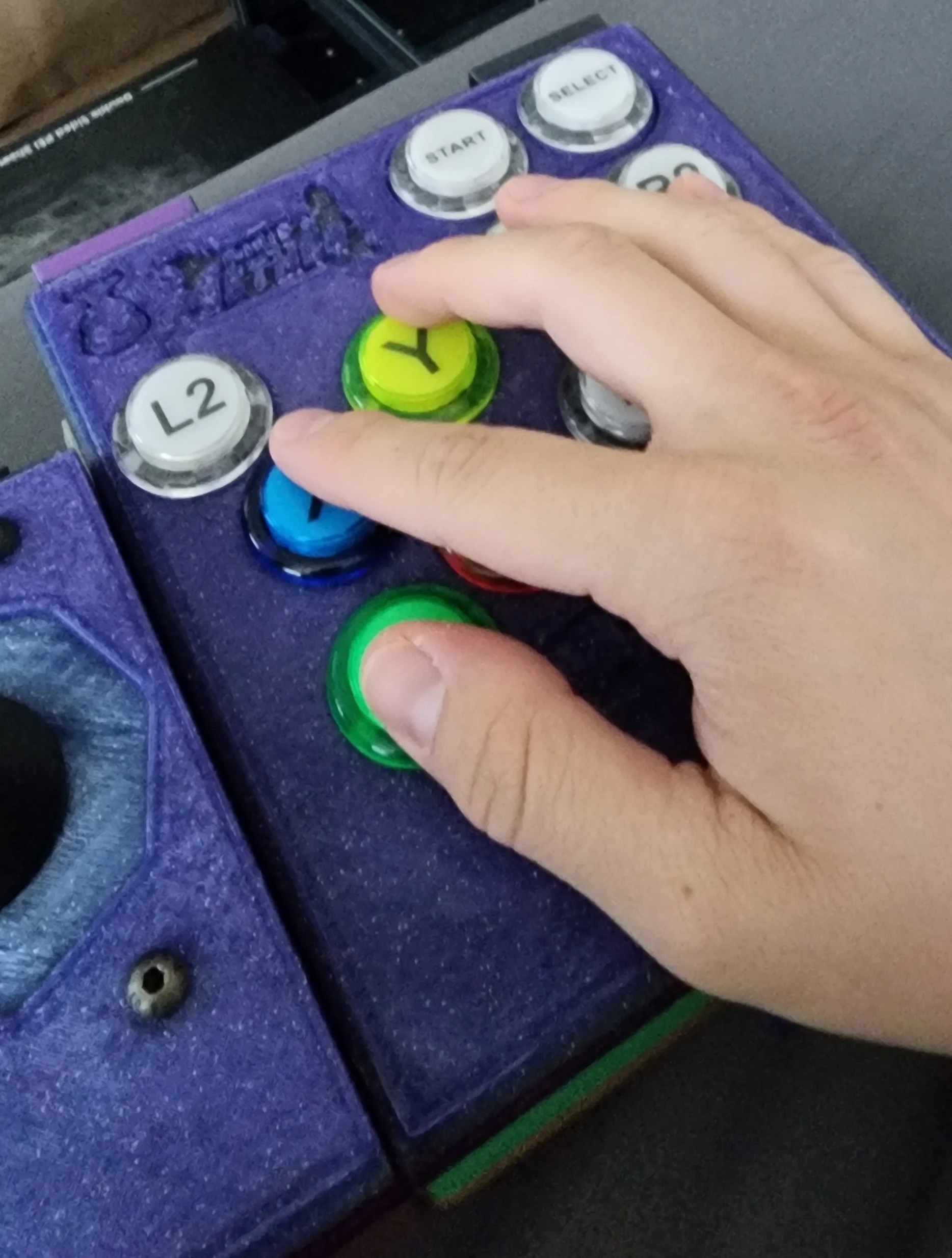 Rivals Of Aether FightStick/ArcadeStick Enclosure 30mm top (compatible with raspberry pi fighting board & Brook fighting Boards)