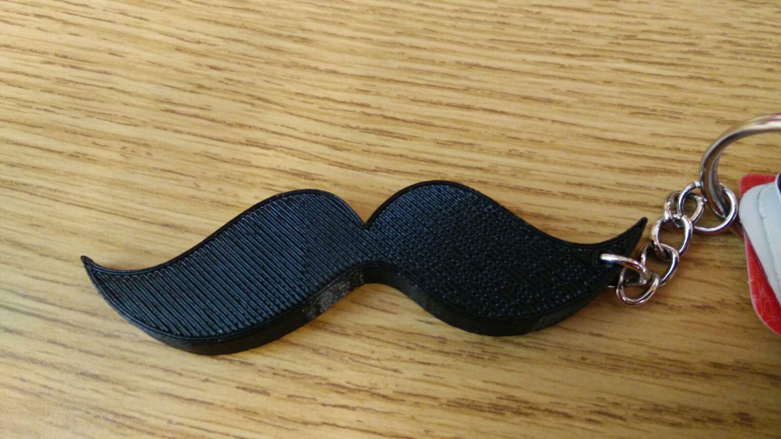 Handlebar Moustache Keychain