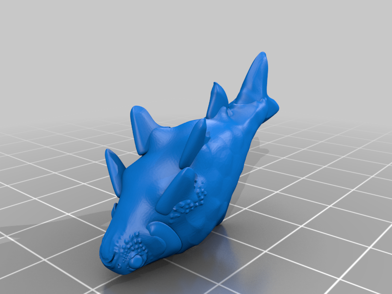 Carp fish scaled for 28mm tabletop terrain