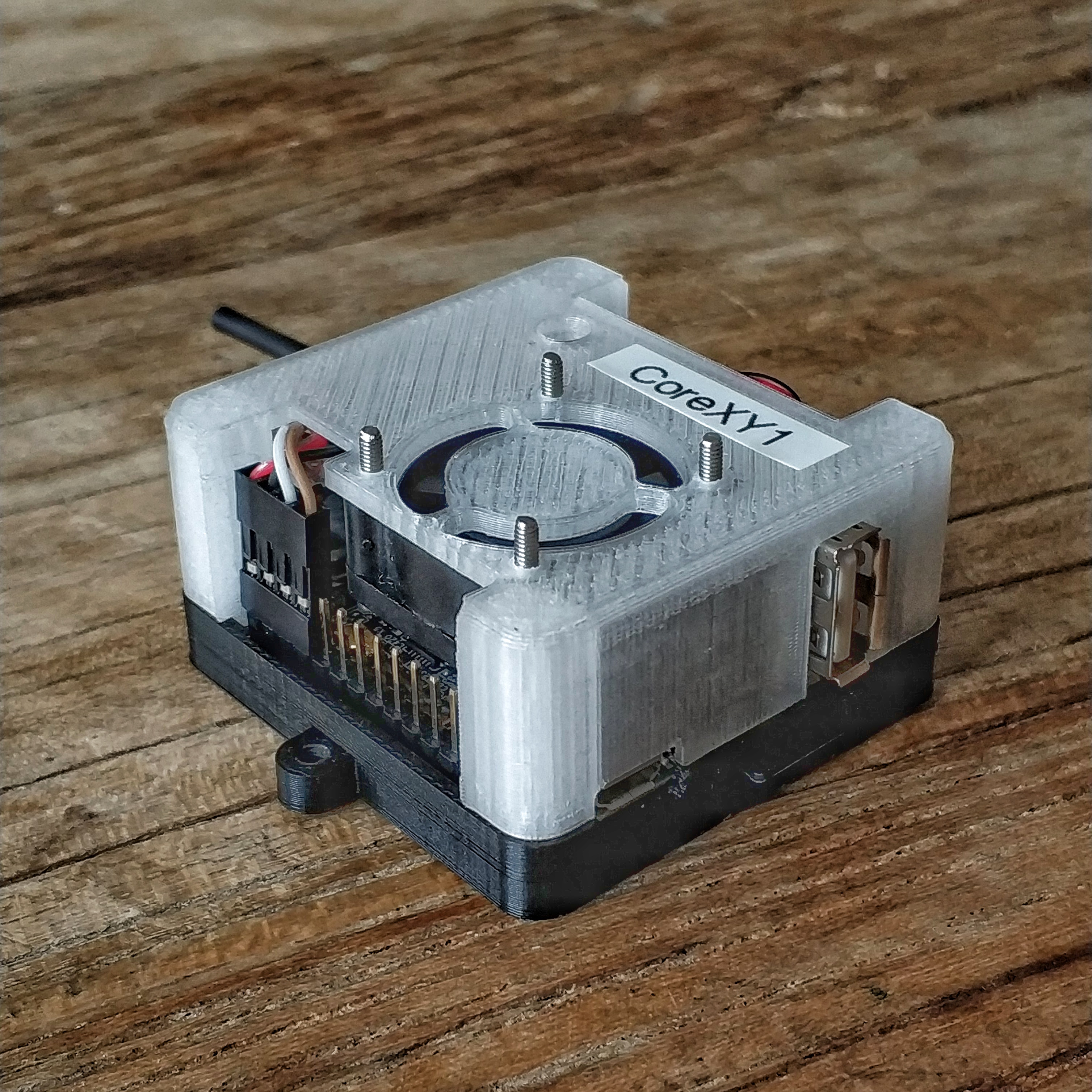 Orange Pi Zero case w/ USB extension & Fan OrangePi