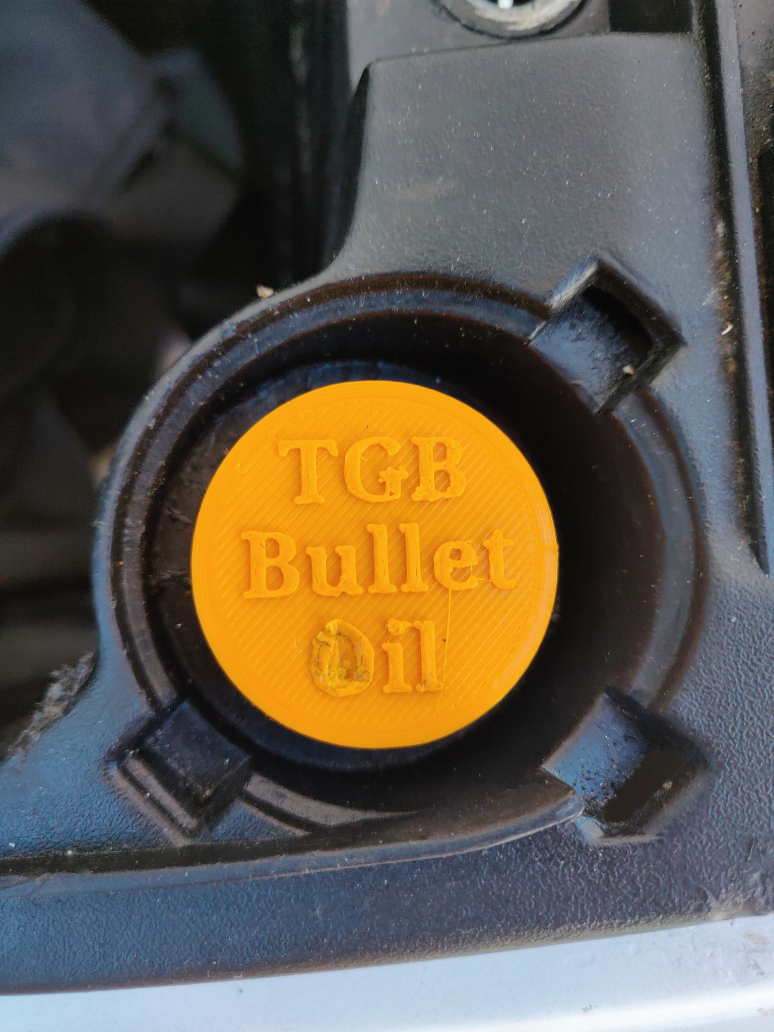 Oil cap for TGB Bullet scooter