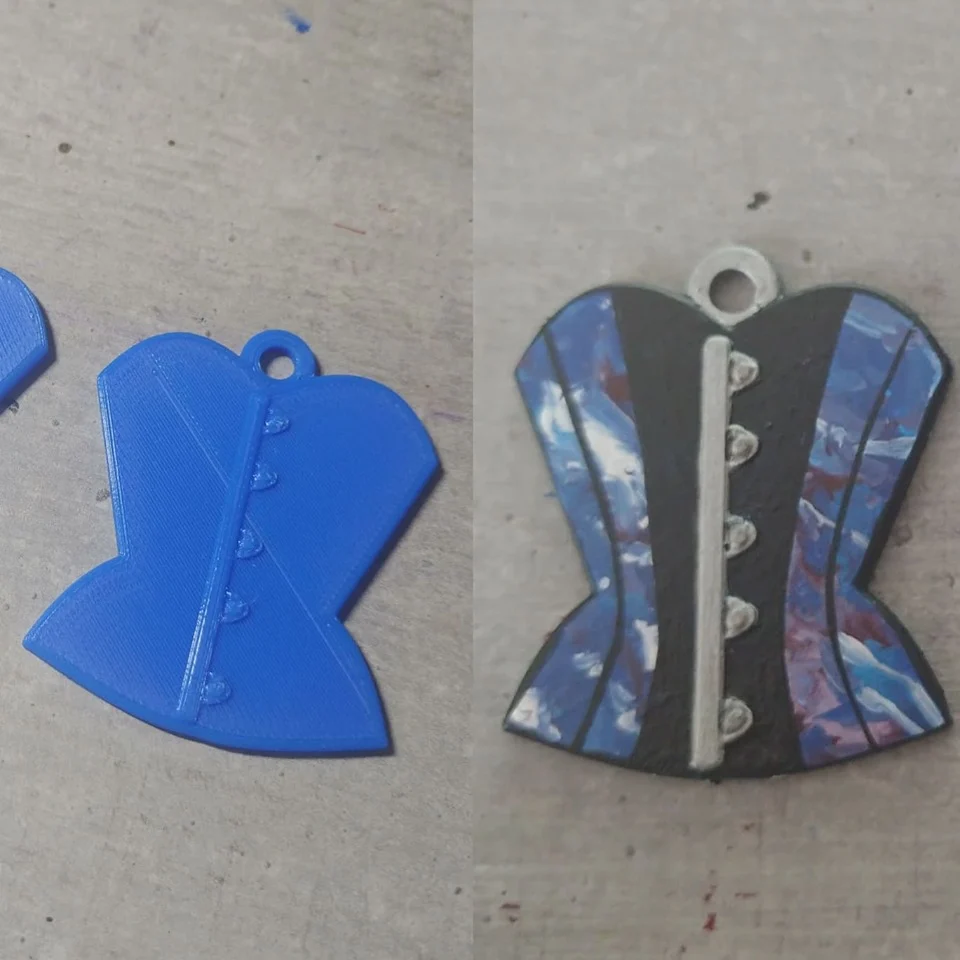 corset earrings