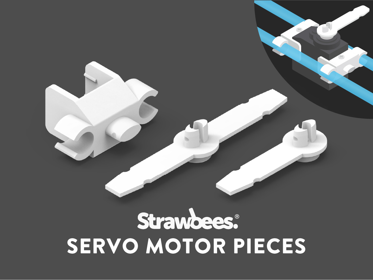 Strawbees Servo Motor Pieces