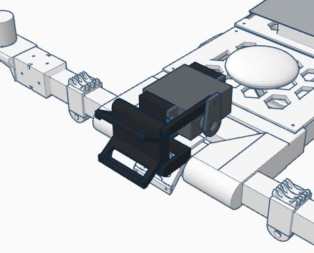 H-copter fpv cam tilt mount