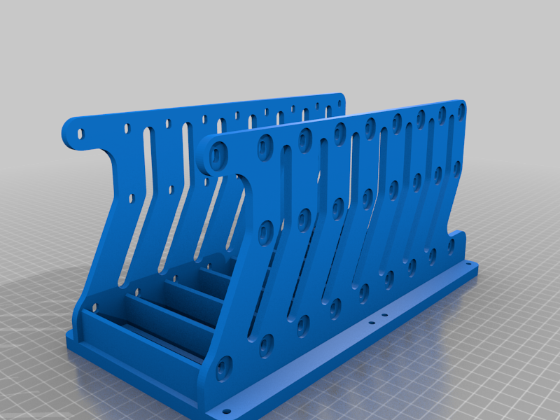 3.5" HDD Cage Dual 140mm Fan Mounting (9 slots) for NAS