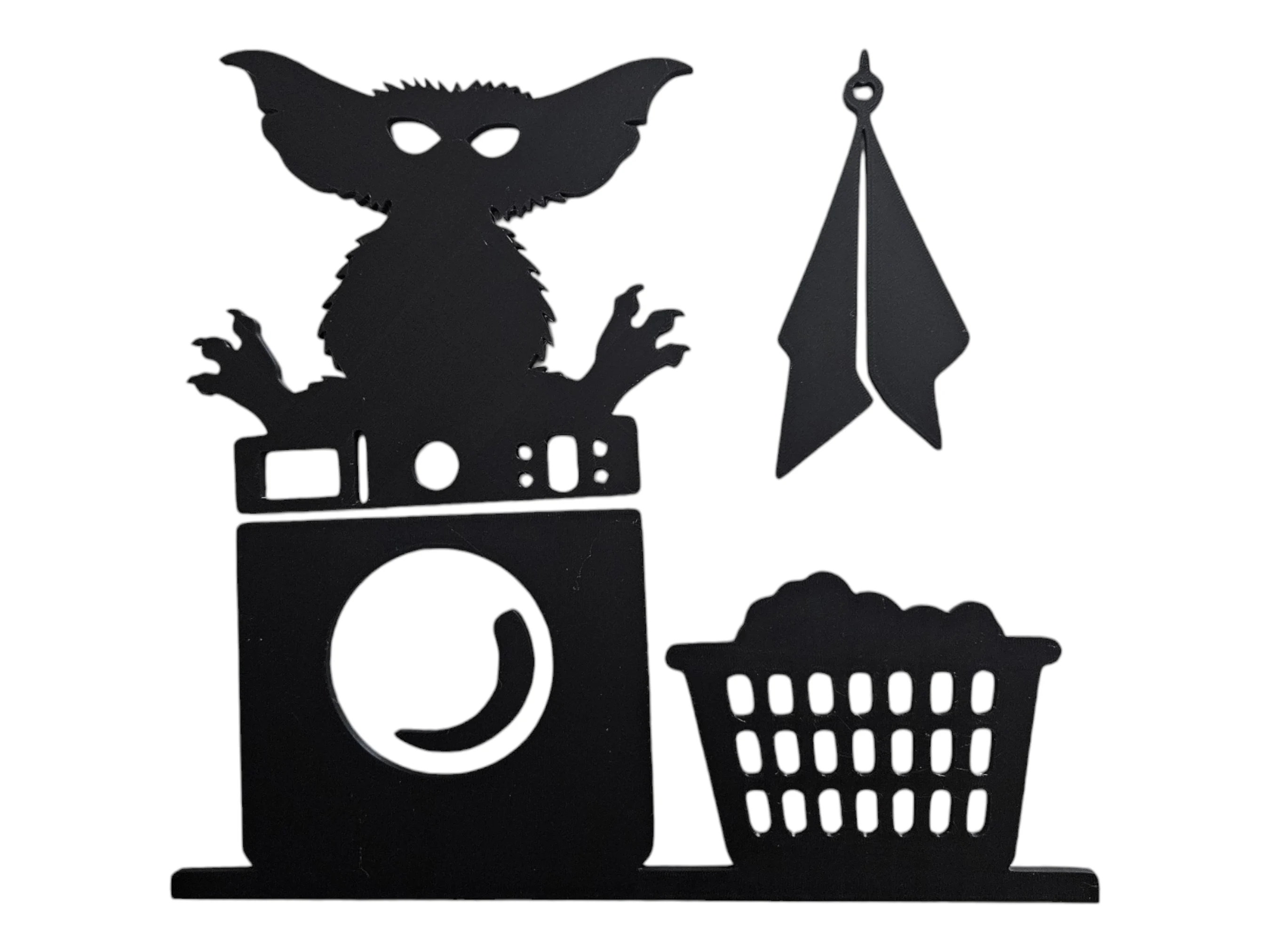 Gremlin Laundry Room Wall Decor