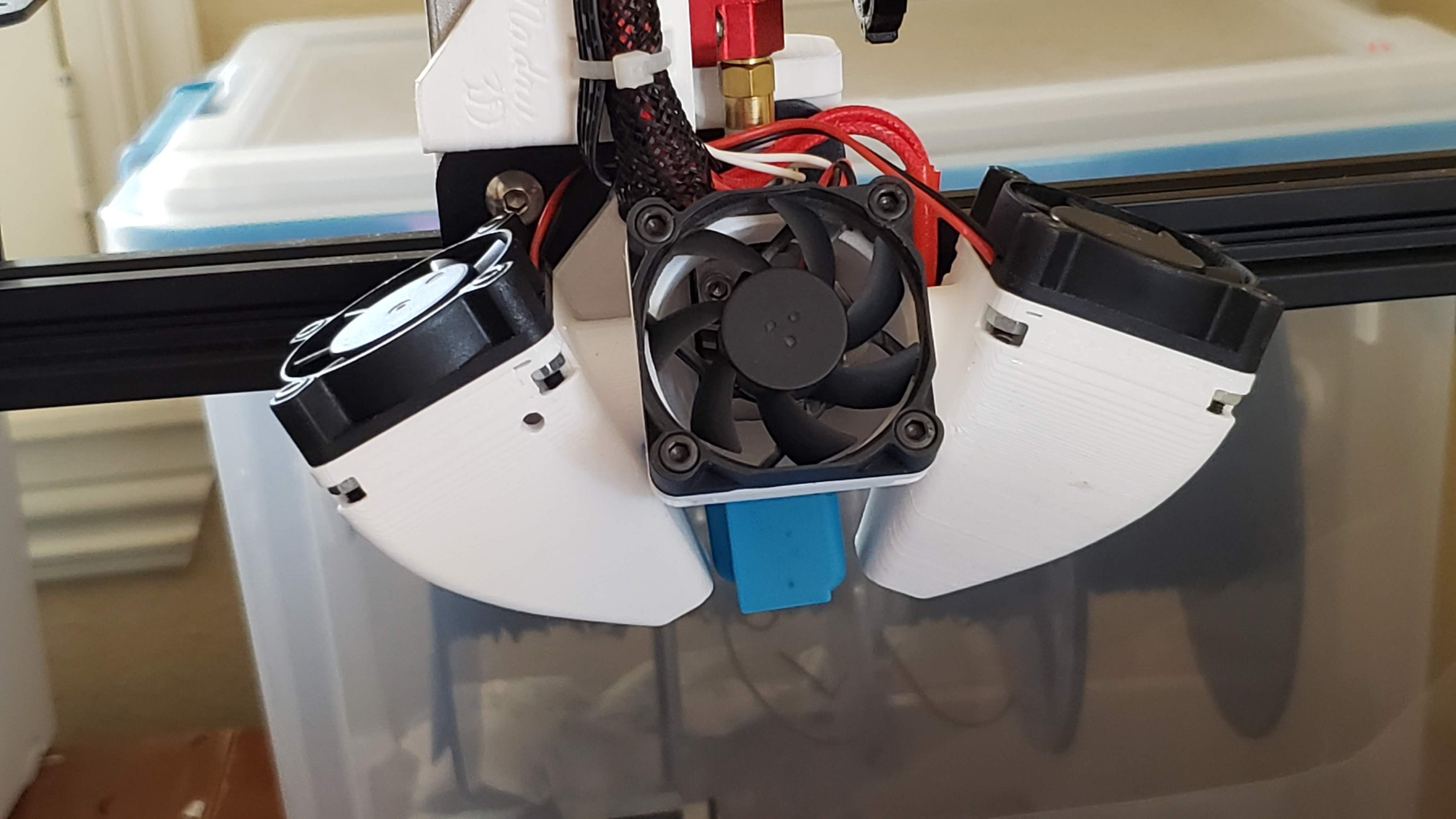 CR-10 / Ender 3 Dual 40mm Part Cooling Fan Ductinator
