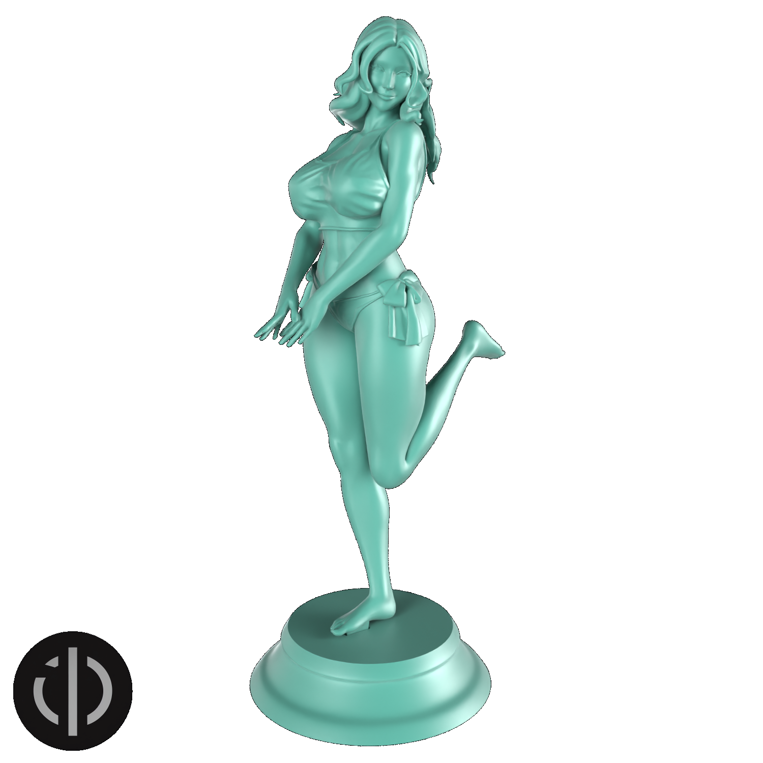 [FREE] Figura "PIN UP" 01 MIniature Sculpture Decoration