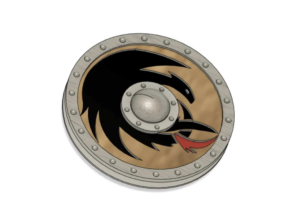 Escudo-Rueda Escornabot HTTYD