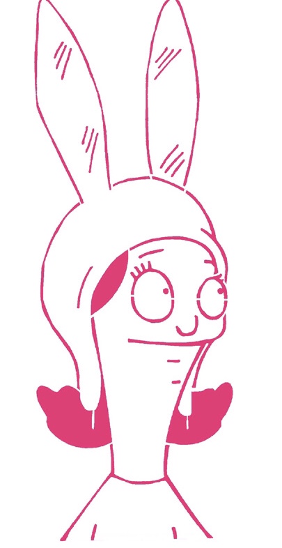 Louise Belcher stencil