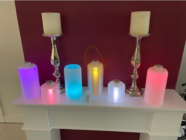 Lamp or Luminaire for standing or hanging