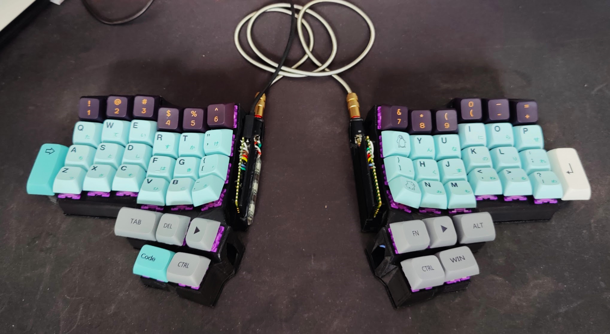 Mechanical Keyboard Ortholinear Split Design (Pico Controller)
