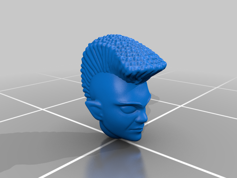 Dark Elf Witch Head 01