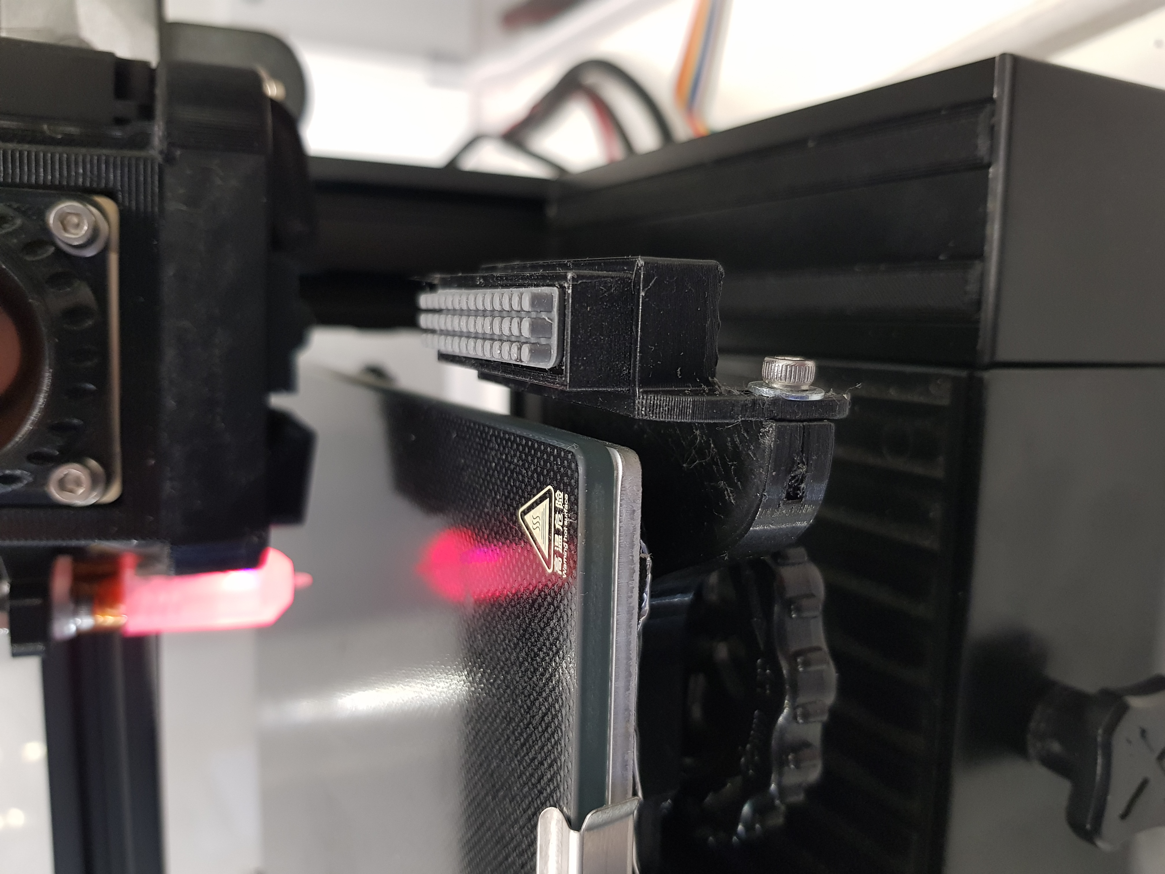 adaptator silicone A1 for Ender 3 V2 Nozzle scrubber