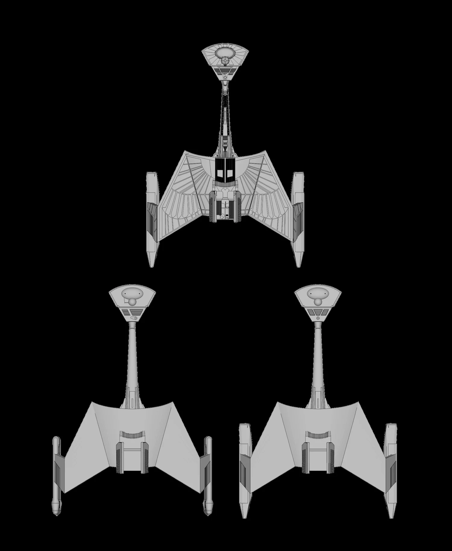 FASA Romulan V-11 Stormbird: Star Trek starship parts kit expansion #25