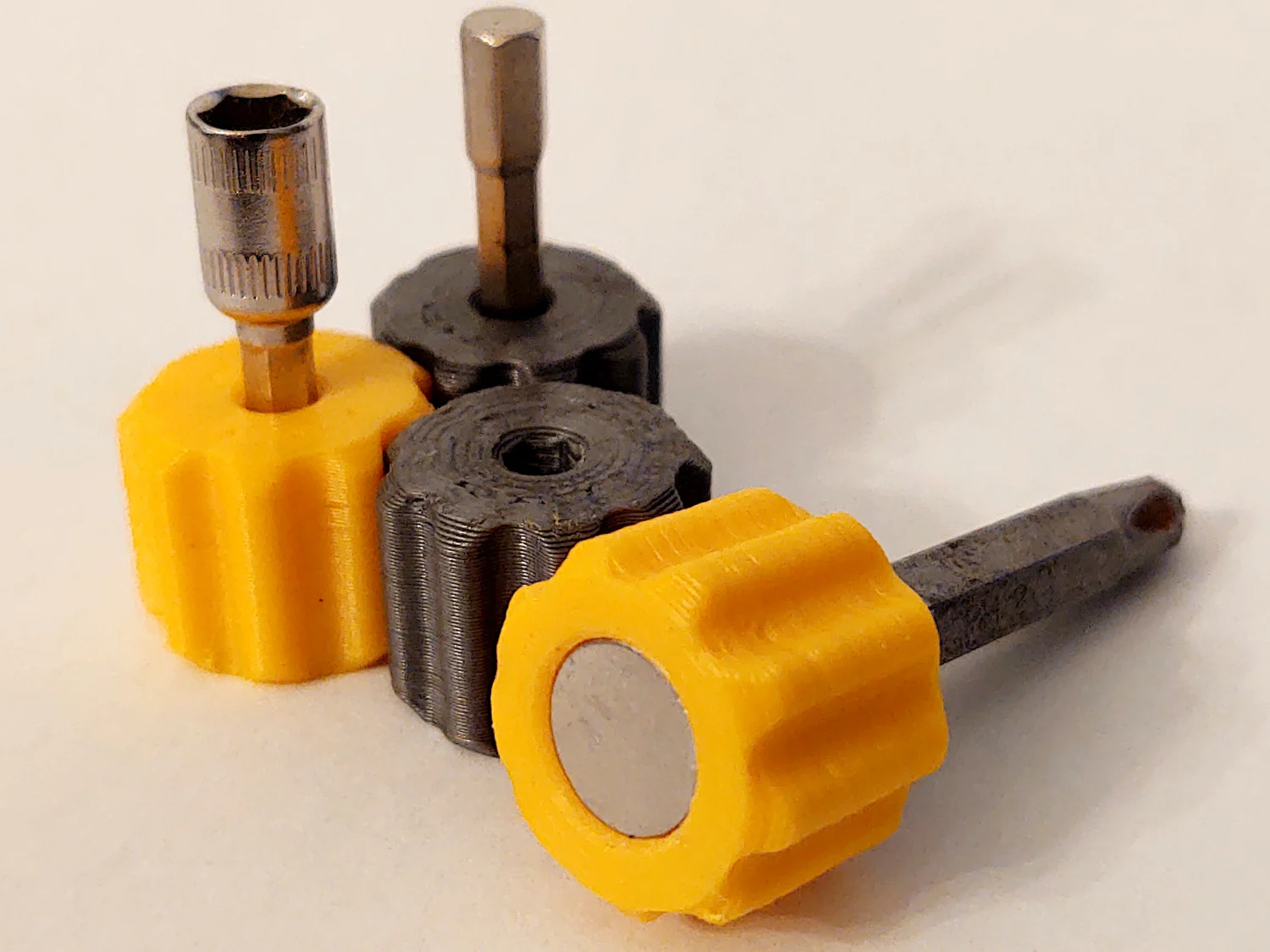 Finger Hex Wrench - 4mm and 1/4-inch