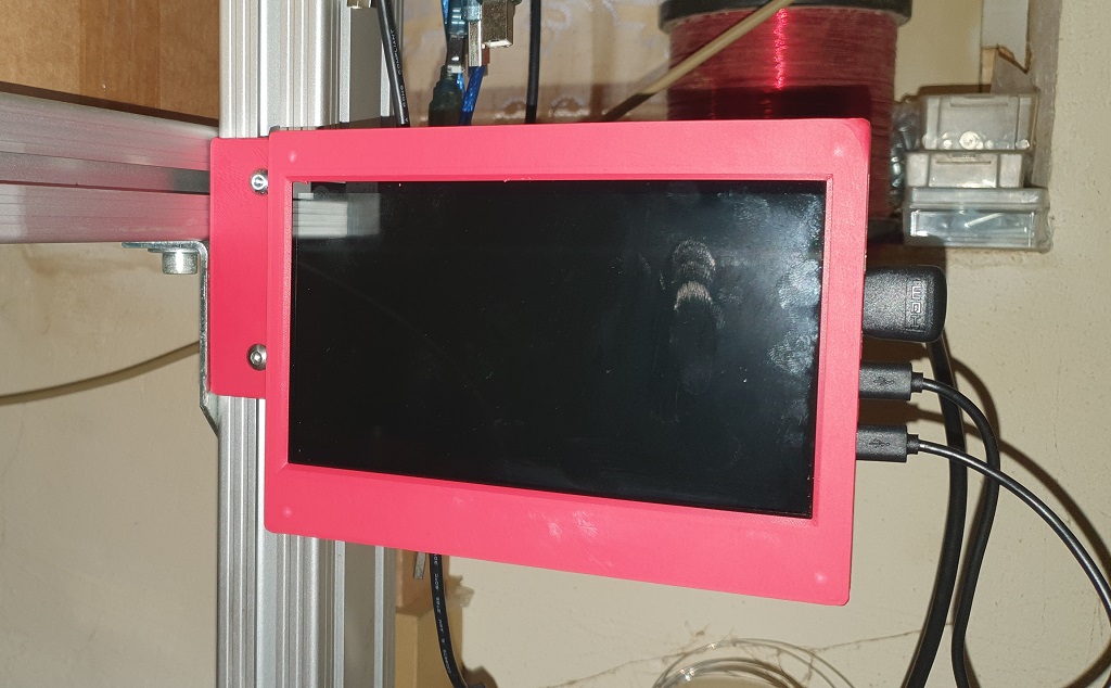 Housing for 7" Touchdisplay (e.g. Raspberry Pi and Octoprint)