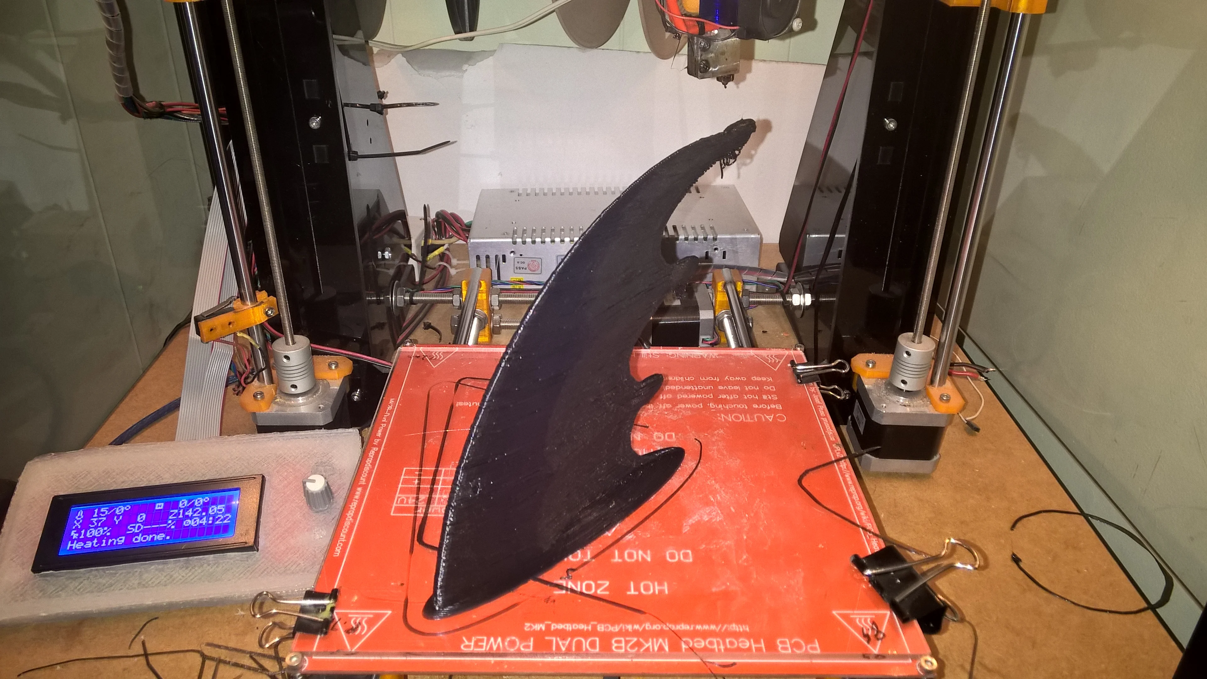 Bat-Fink car fin spoiler