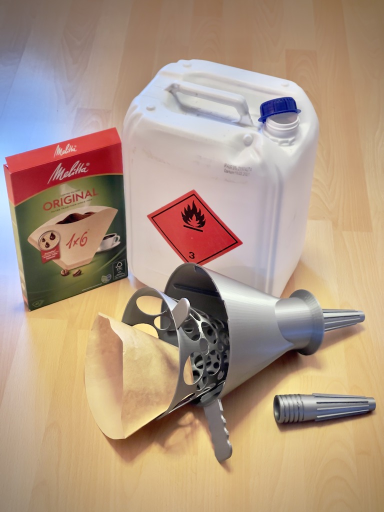 TJ's Resin–IPA Funnel for A6 coffee filters
