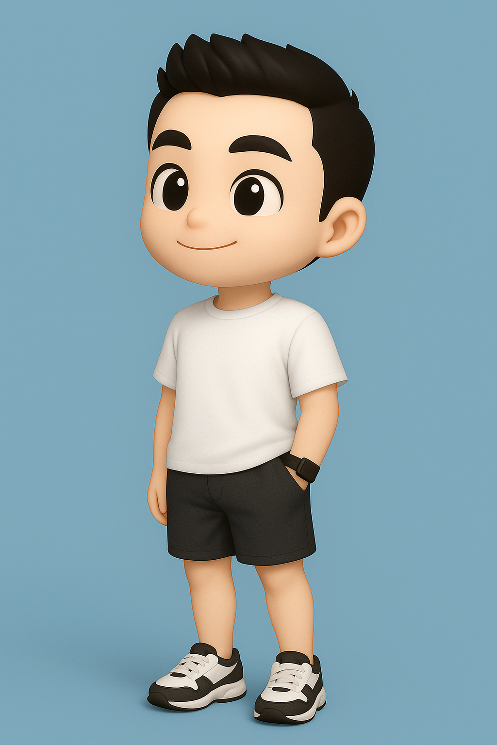 tripo generated boy
