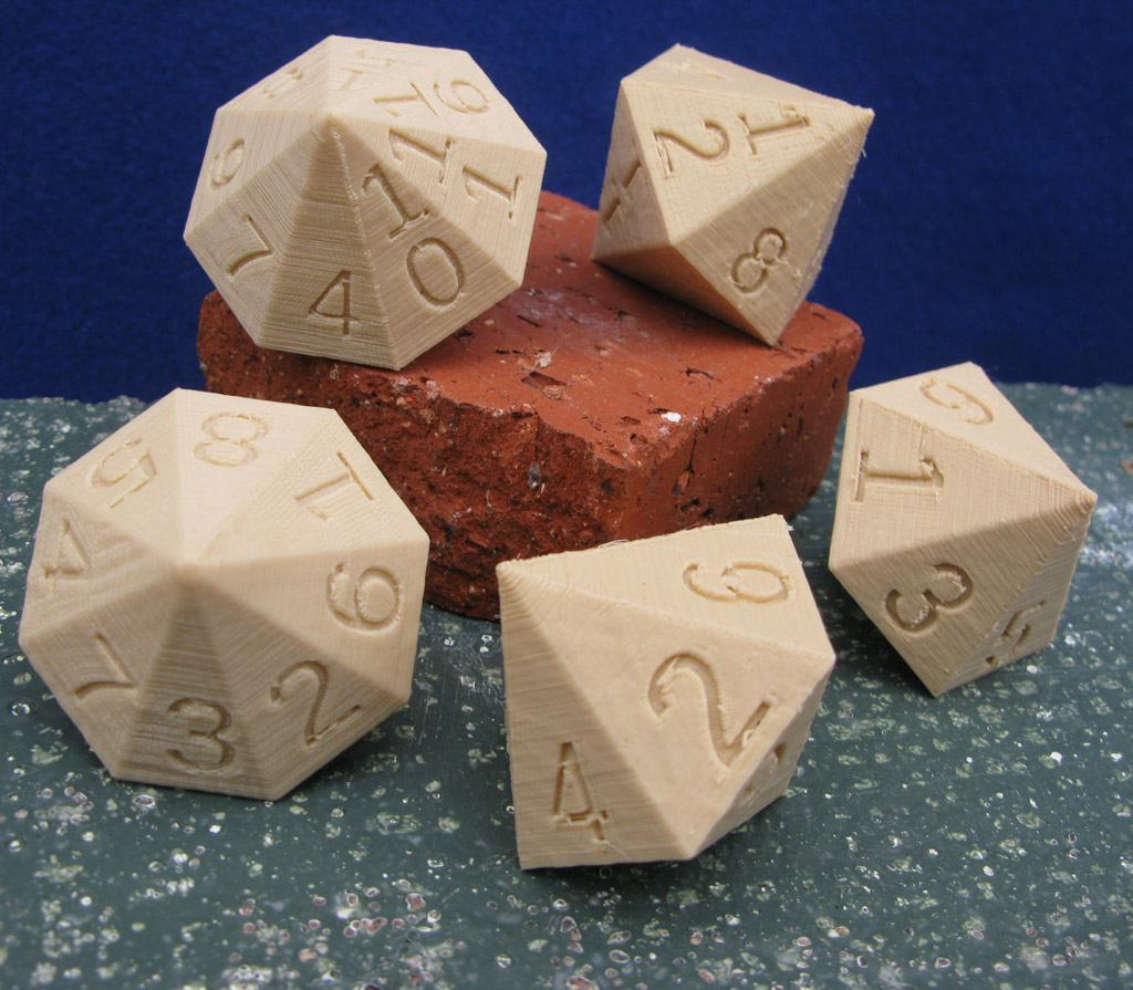 Twelve and Sixteen Sided Dice