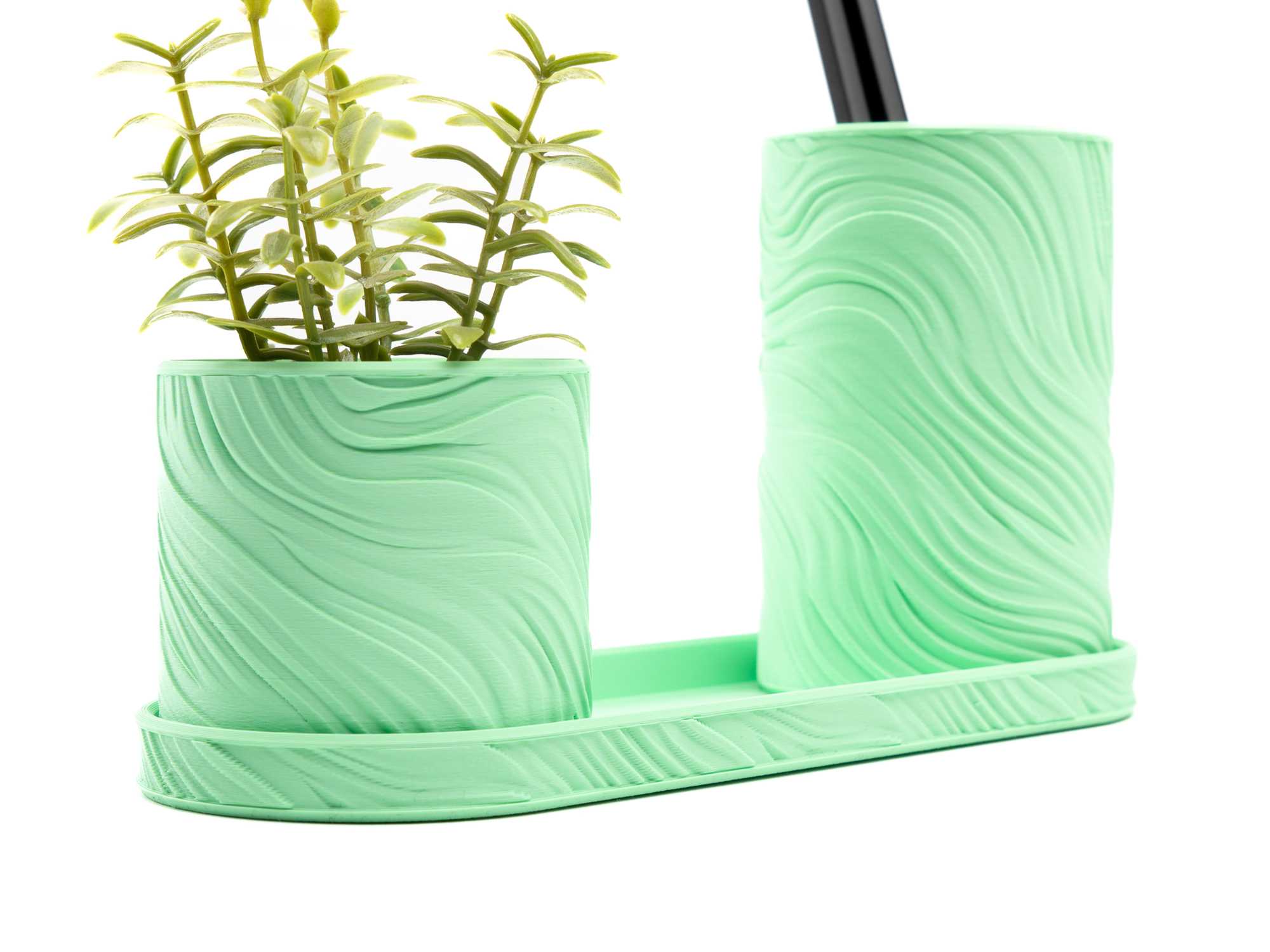 Organic Swirl Desk Organizer