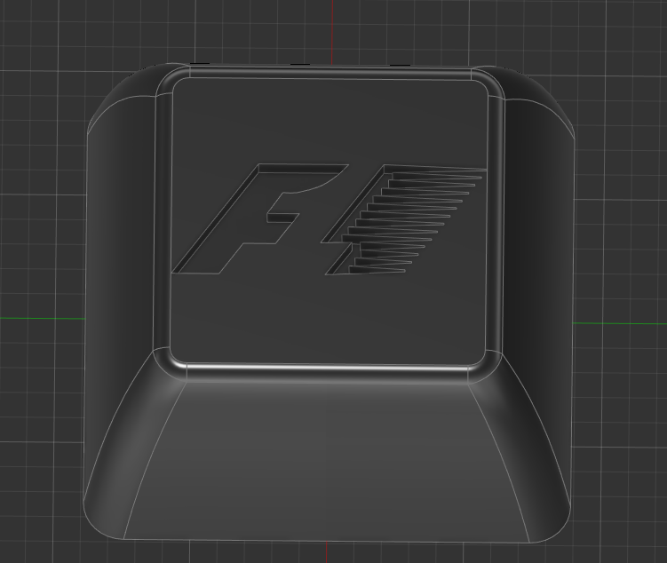 Classic F1 Logo Keycap (XDA Profile)