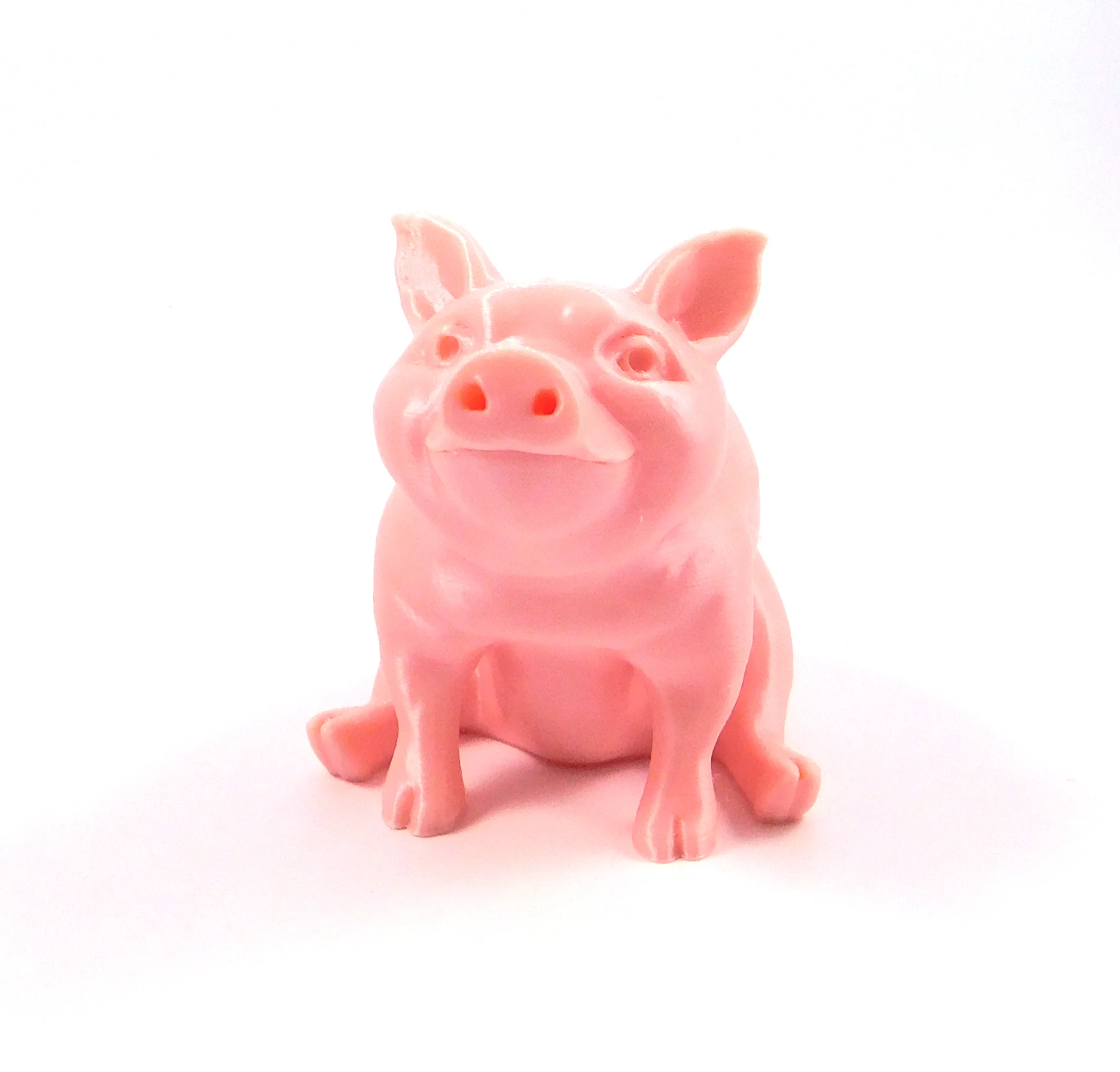 Piggy Sitting(Sir Pigglesfree): Single Extrusion Version