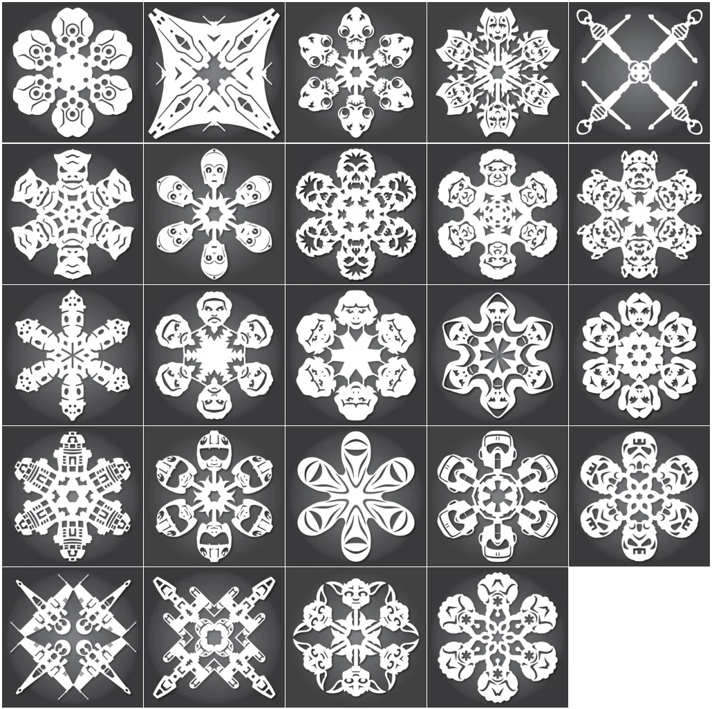 Star Wars Snowflakes by Anthony Herrera - 2012