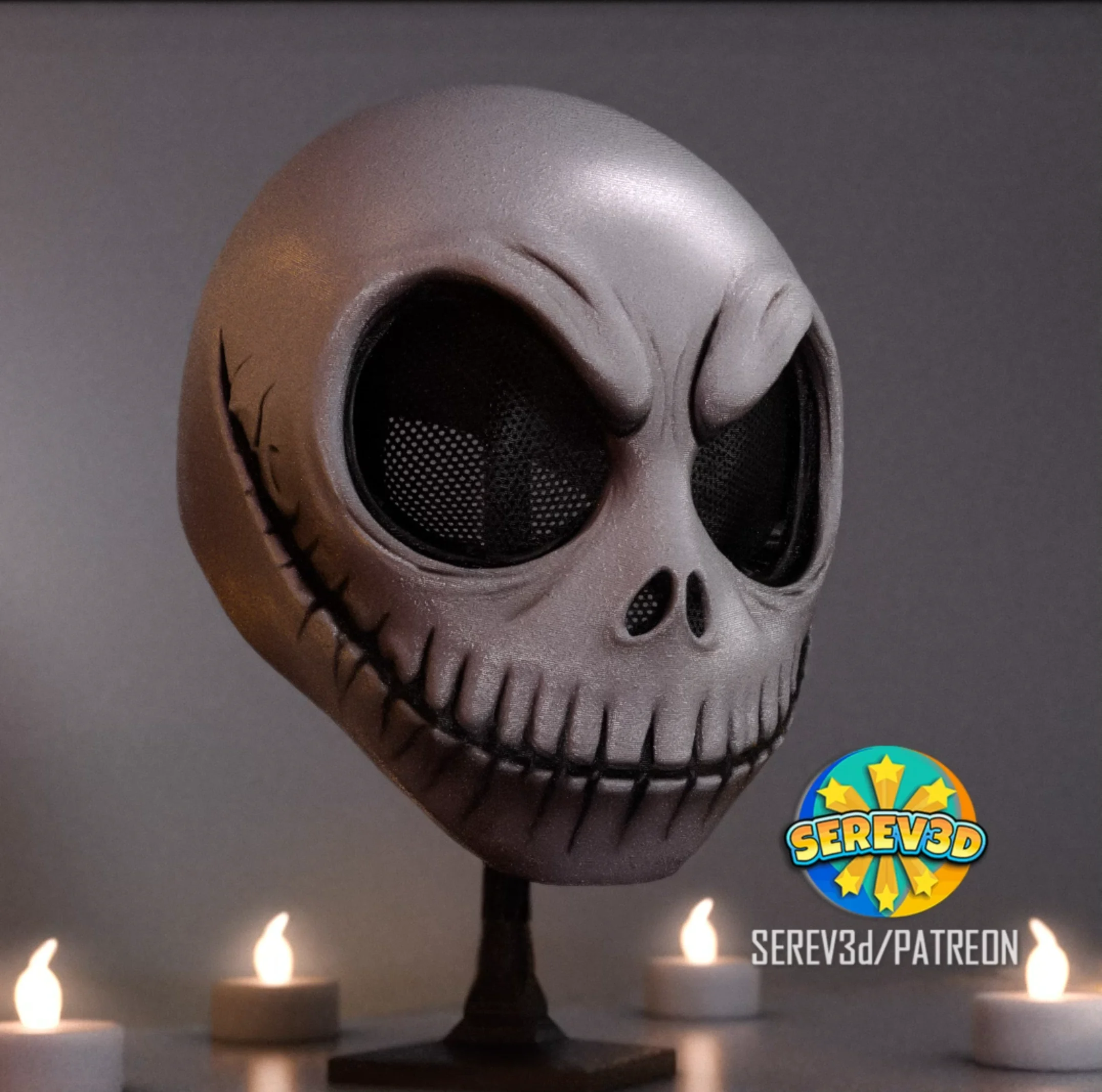 Mask-Jack Skellington Nightmare Before Christmas-SEREV3d