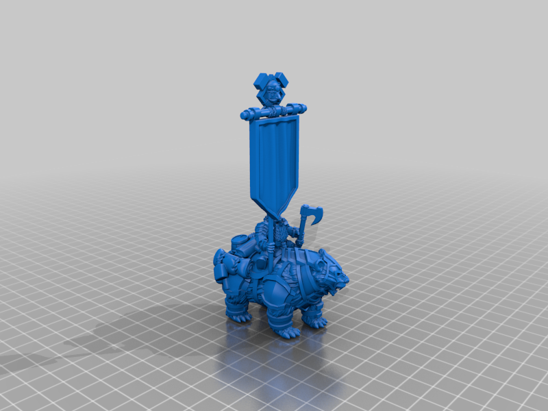 Flag Bearer Bear Rider