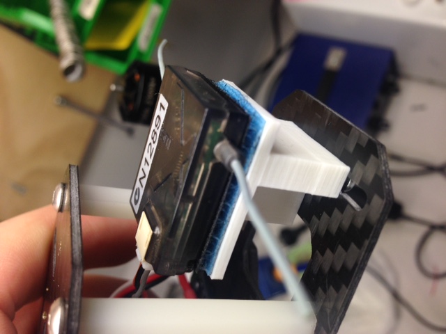 Satellite Receiver mount for 250 size QuadCopters