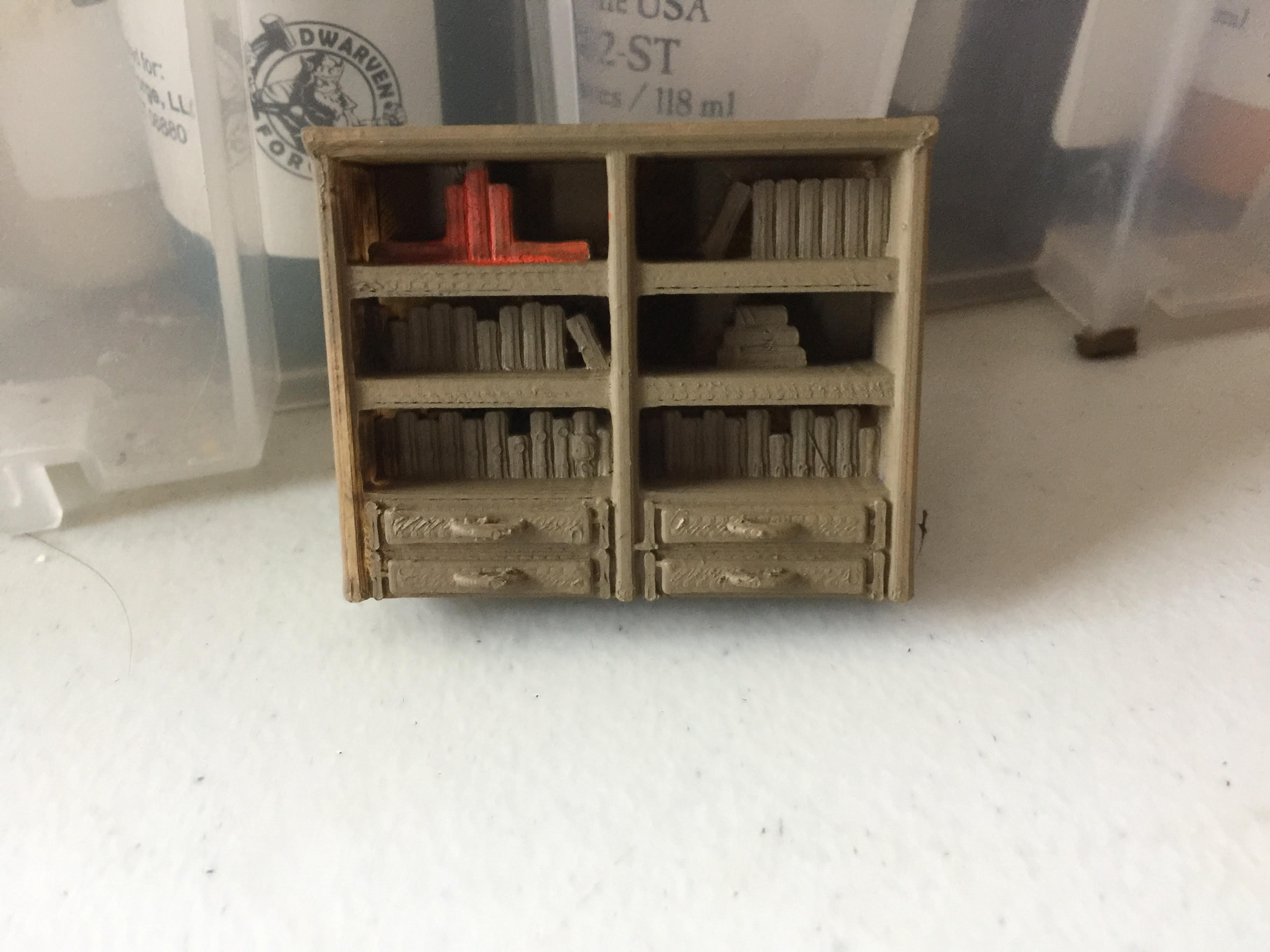 Bookshelf (With books)