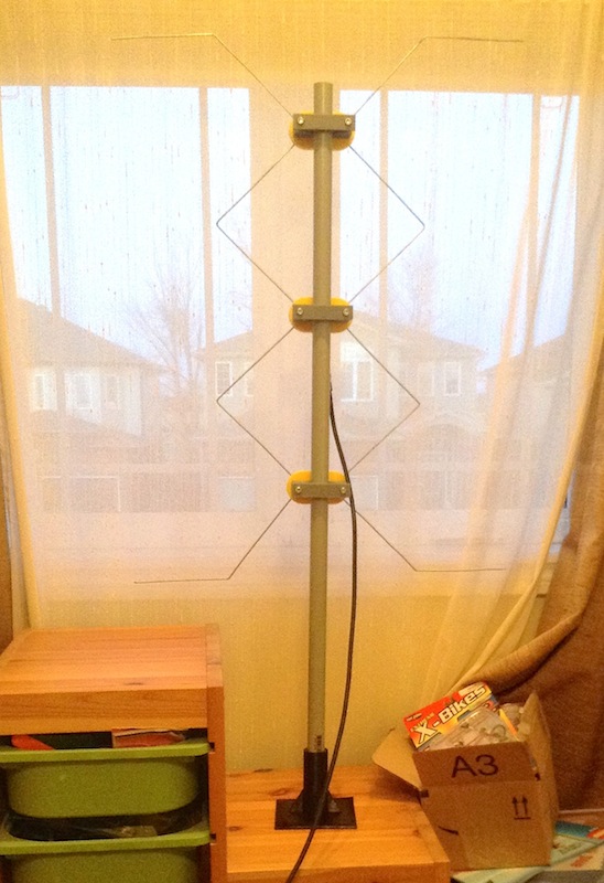 Single-Bay ATSC Digital HD TV Antenna