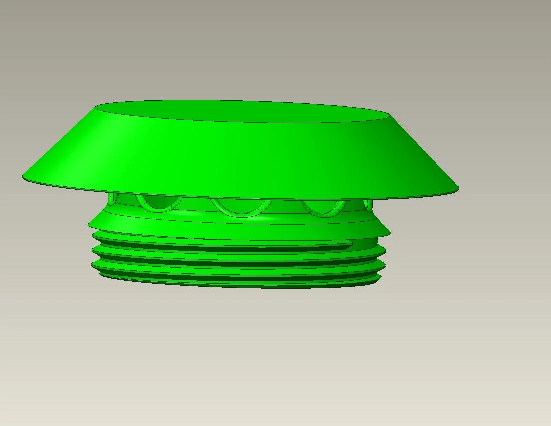Caravan Exhaust cover V2 with thread