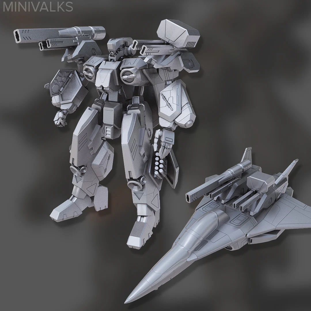 Spiteful Legioss (Fighter and Soldier) - Genesis Breaker Mospeada (1/72 Scale)