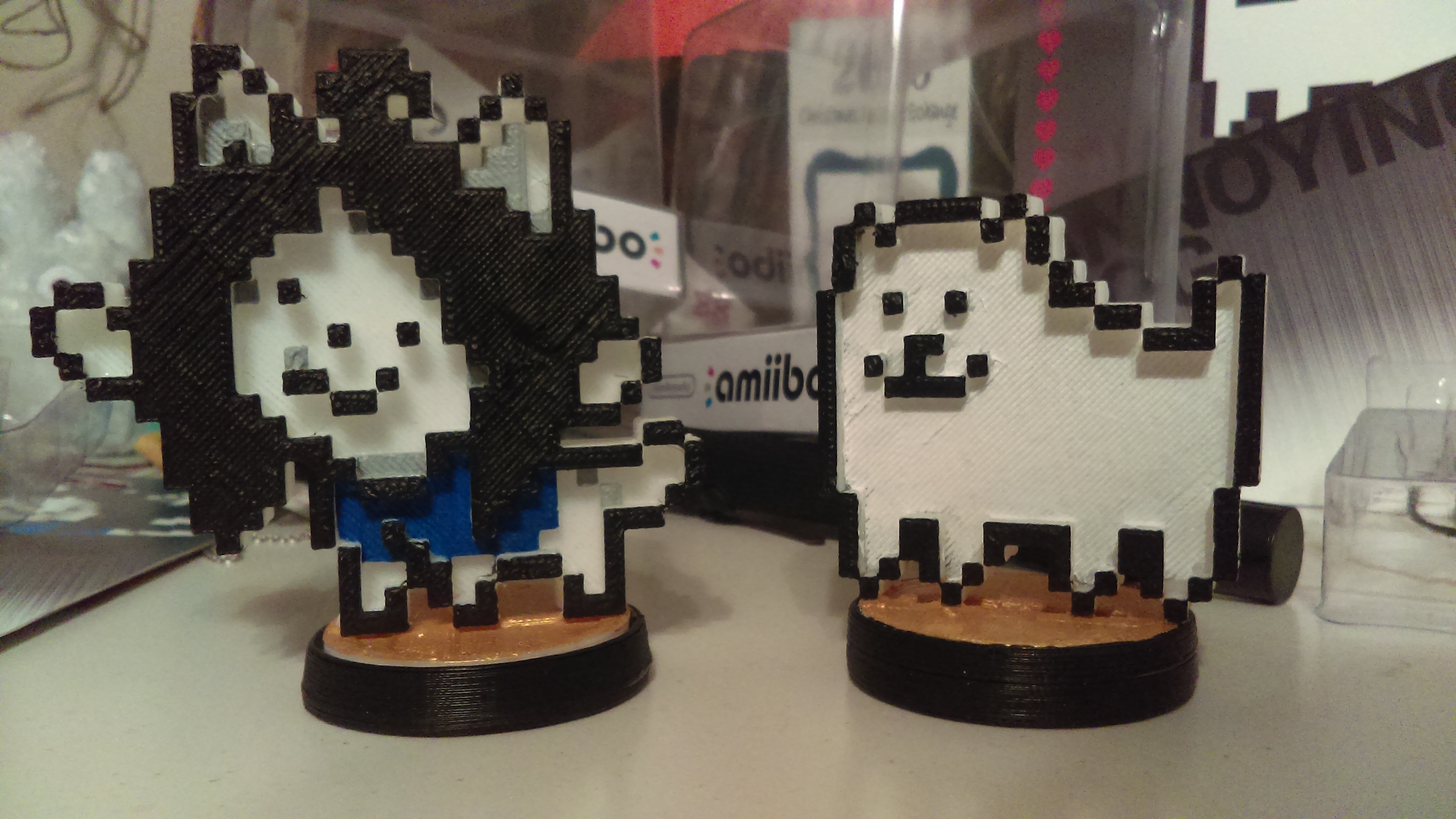 Undertale - Temmie and Annoying Dog Figures