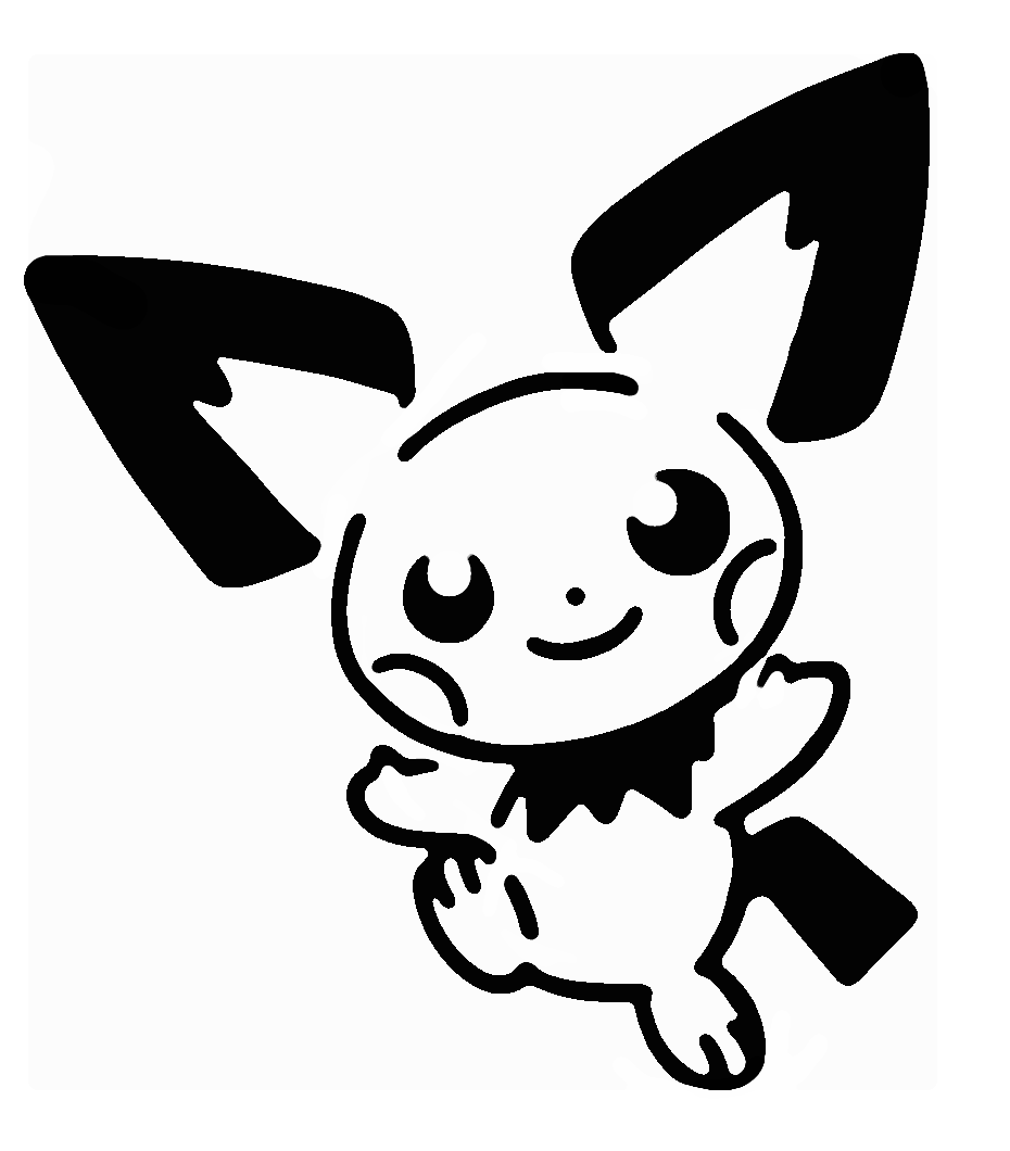 Pichu stencil