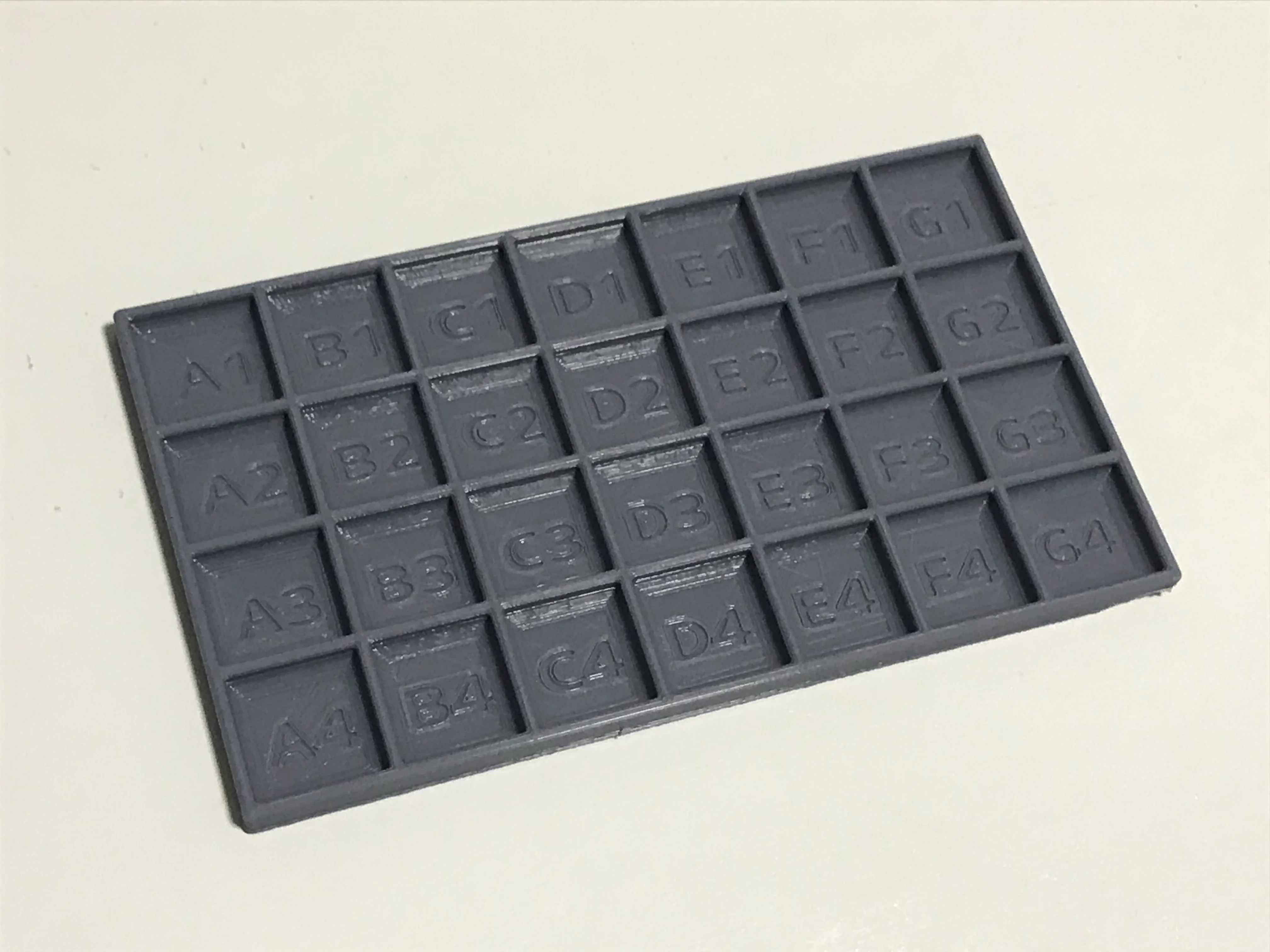 Precision Teardown Tray With Labeled Compartments
