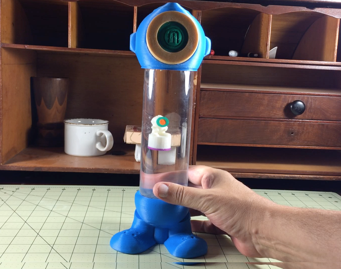 Cartesian Diver featuring Makerbot's AQUABOT