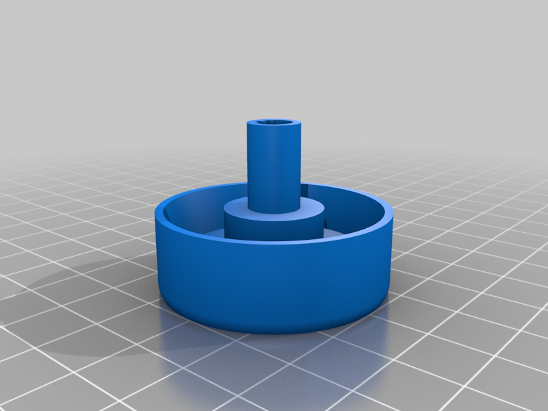 knob - 6mm shaft with flat edge - 40.25mm overall diameter (BONECO S200 - replacement knob to block out light)
