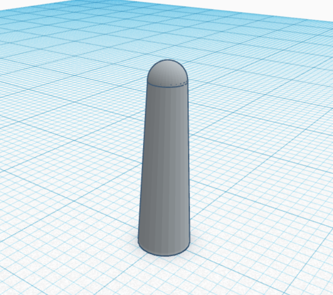 OO gauge concrete bollard