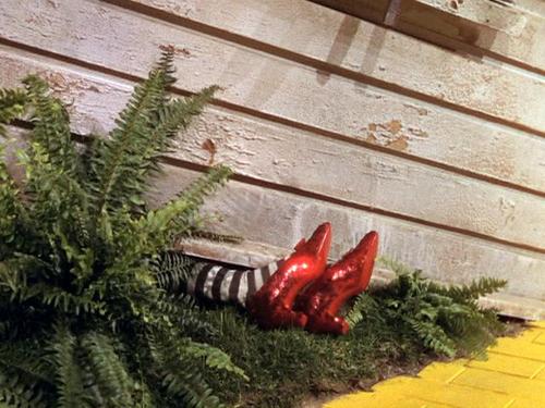 Bookmark - Dead Wicked Witch of the East from Oz story