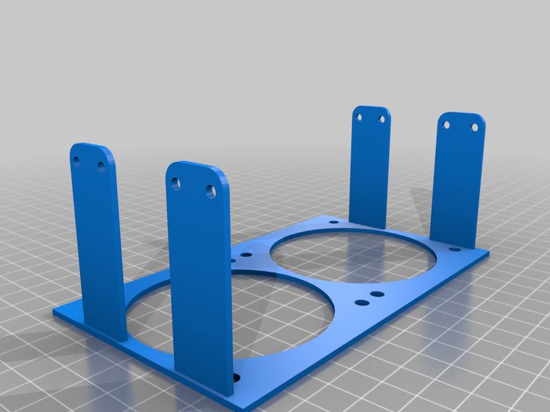 5.25" Bay dual 70mm fan adapter