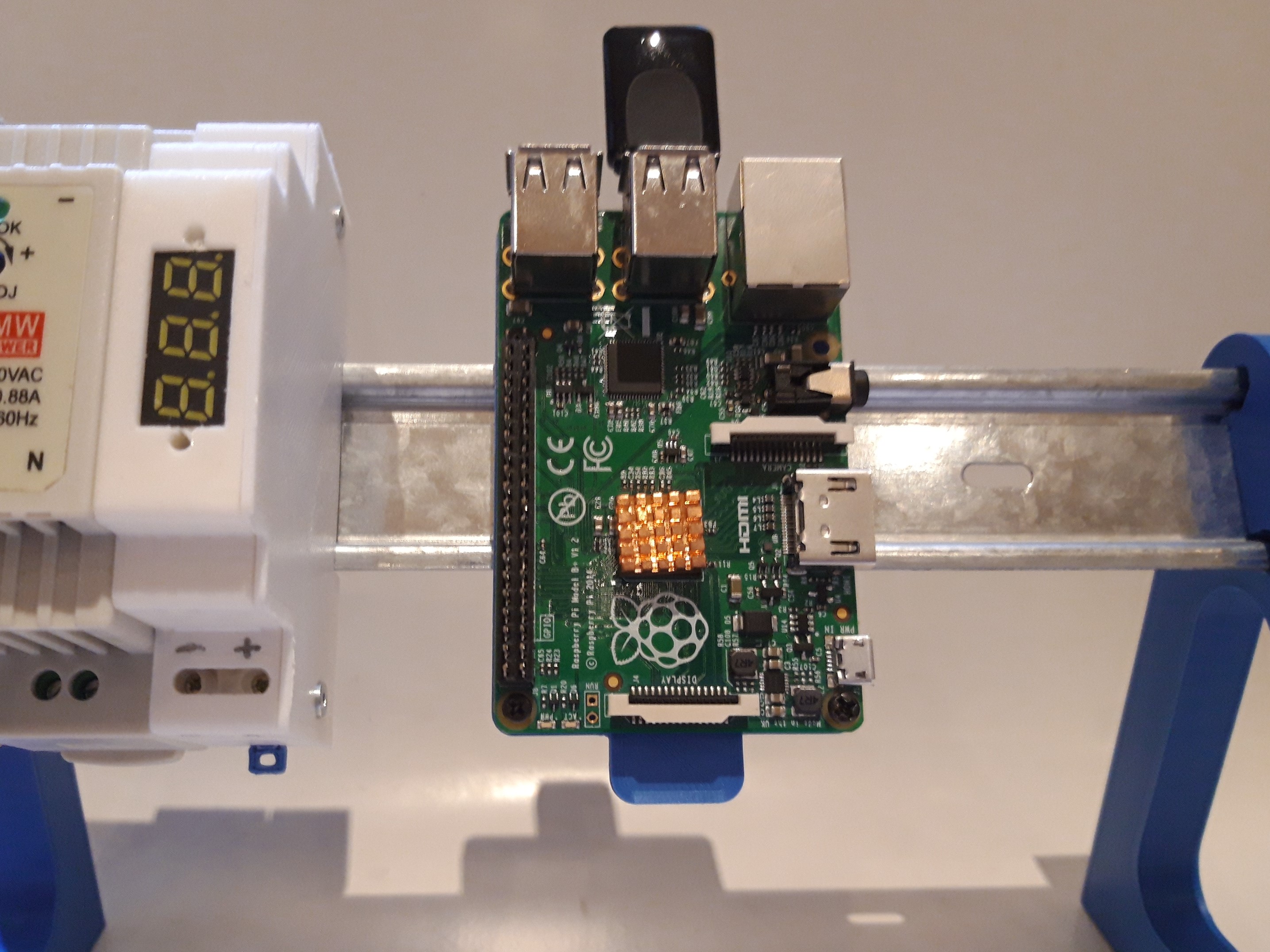 Raspberry PI DIN 35 Mount